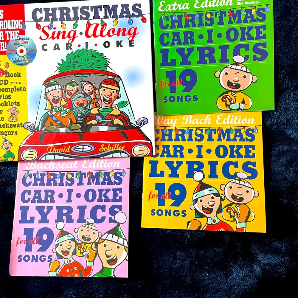 Christmas sing-along Car-I-OKE book